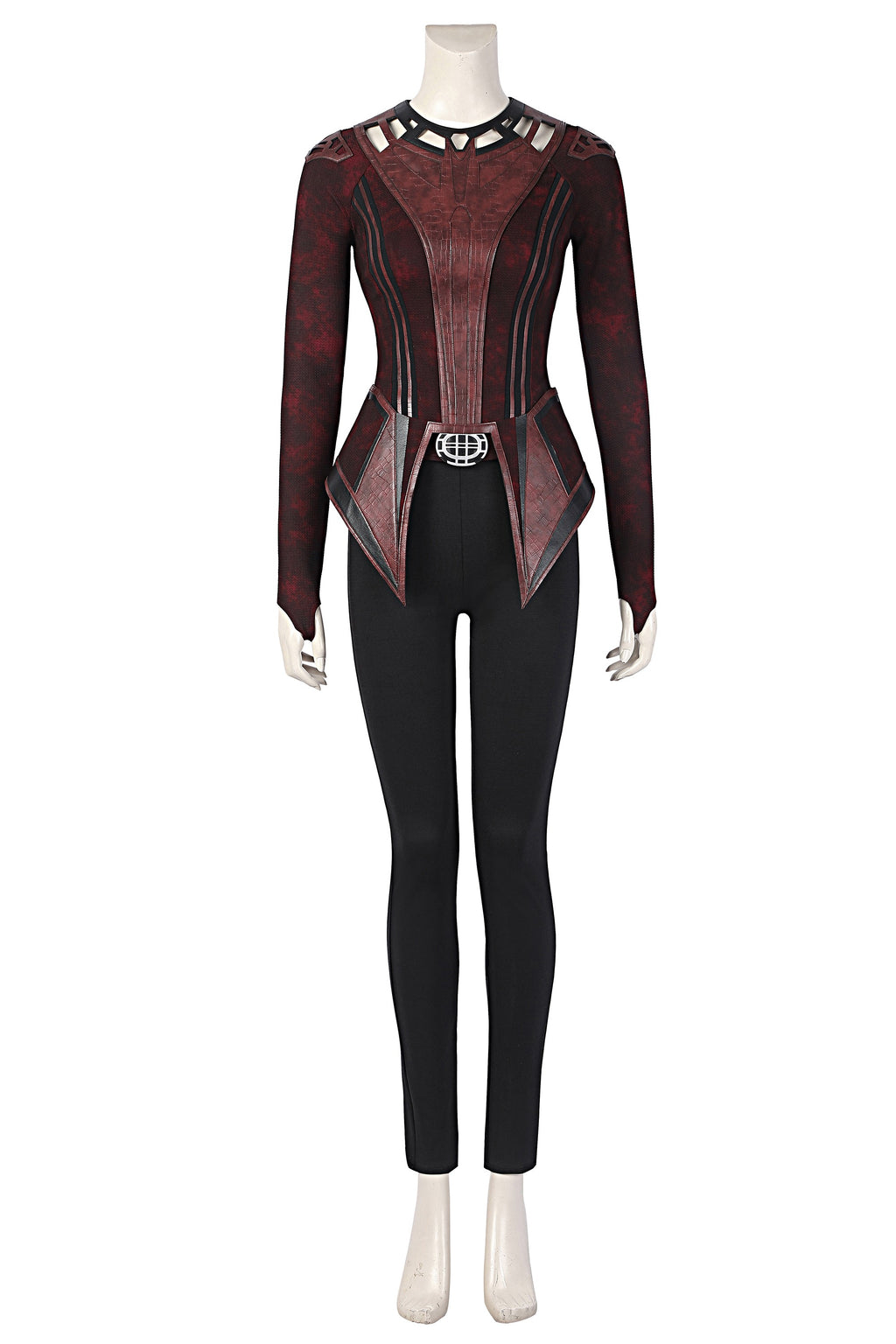 Costume Cosplay Sorcière Rouge Tenue Sombre De Wanda Maximoff