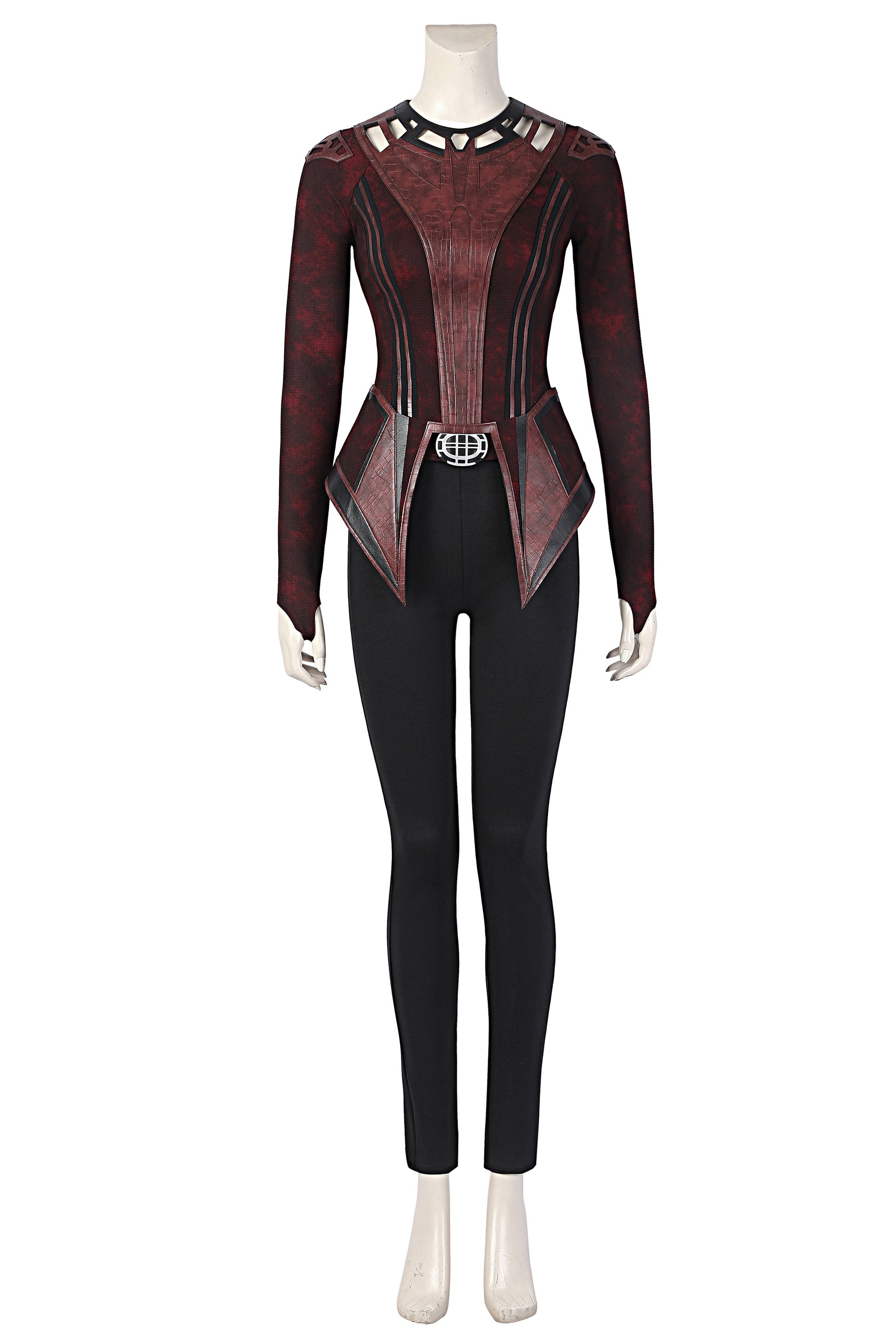 Costume Cosplay Sorcière Rouge Tenue Sombre De Wanda Maximoff