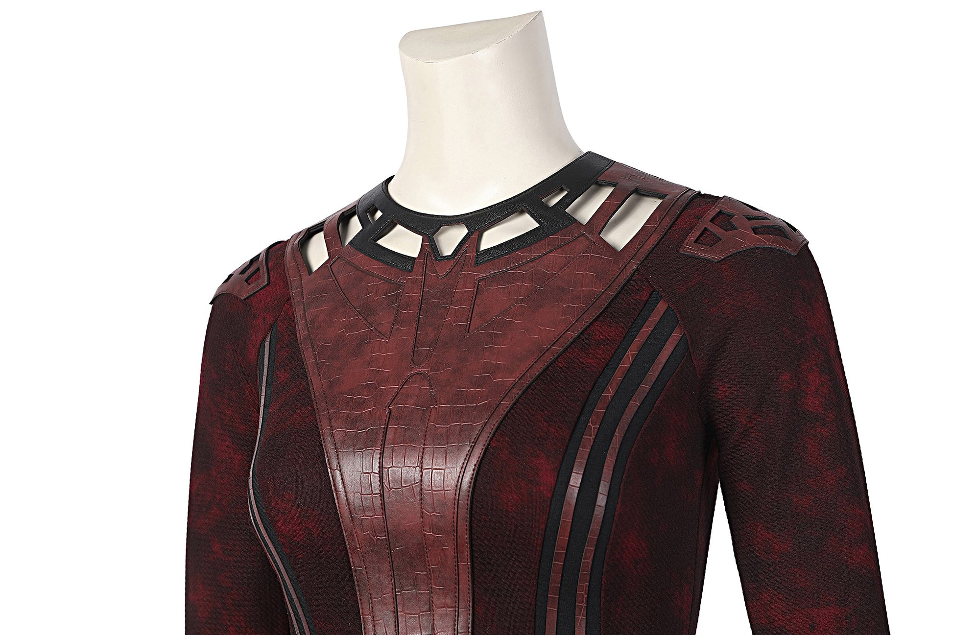 Costume Cosplay Sorcière Rouge Tenue Sombre De Wanda Maximoff