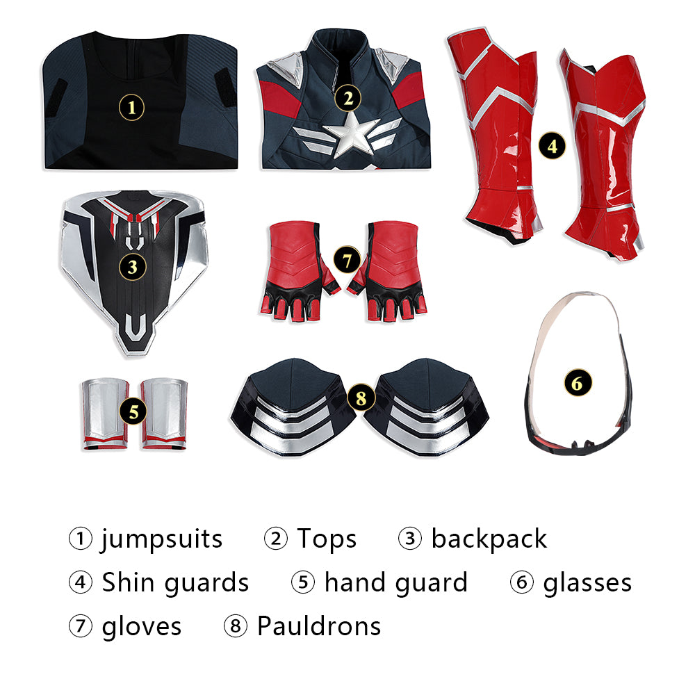 Costume de Cosplay Sam Wilson Outfit