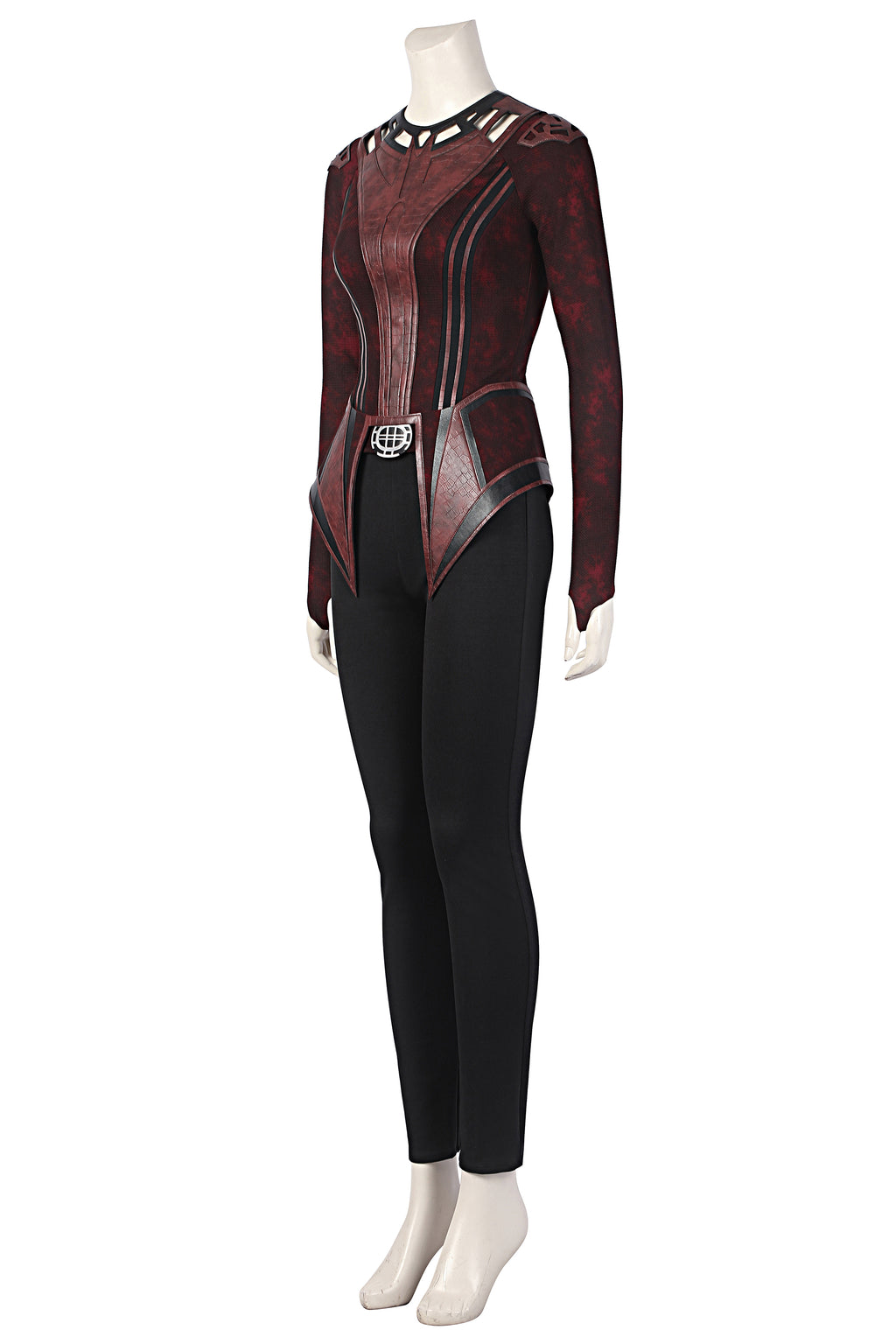 Costume Cosplay Sorcière Rouge Tenue Sombre De Wanda Maximoff