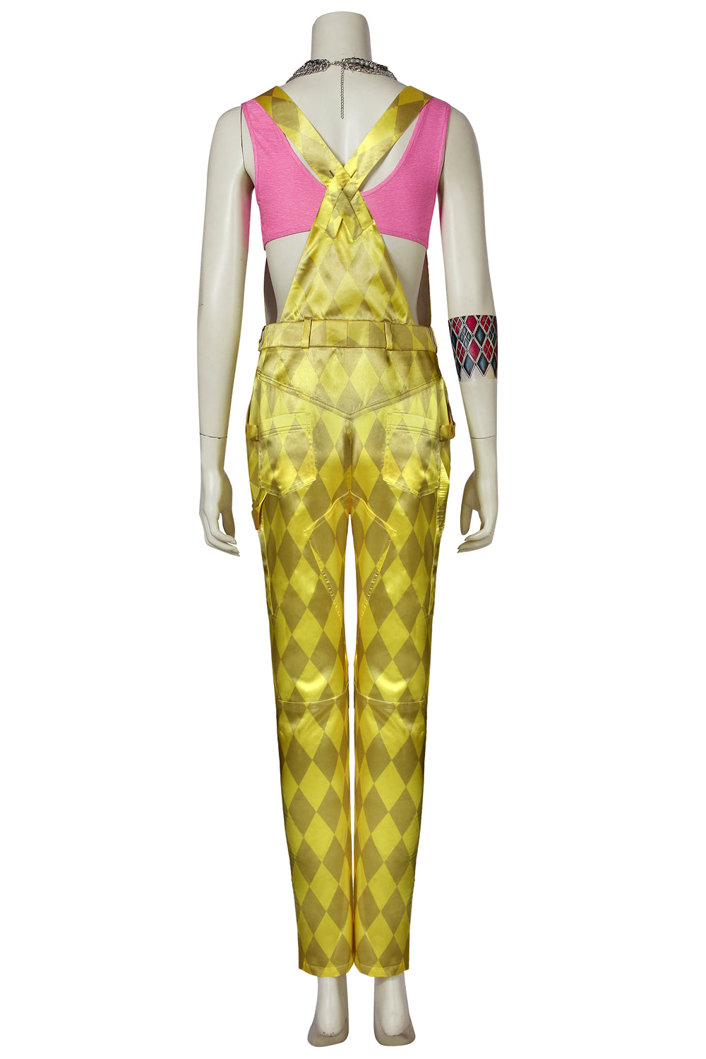 Costume de Cosplay de Harley Quinn en Combinaison Jaune