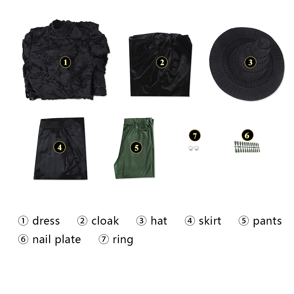 Costume de Cosplay d'Elphaba