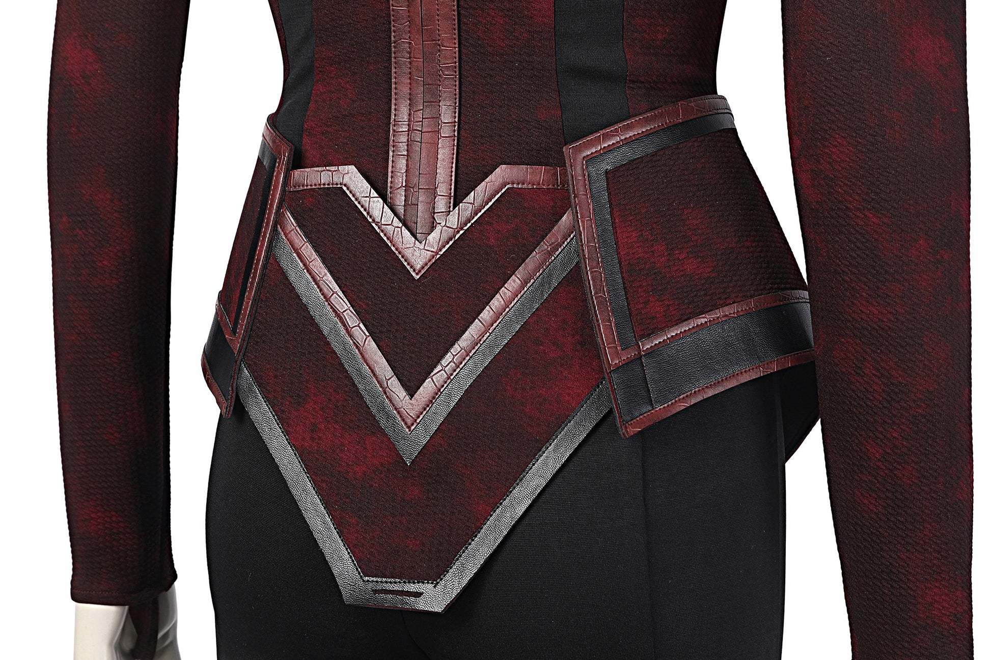 Costume Cosplay Sorcière Rouge Tenue Sombre De Wanda Maximoff