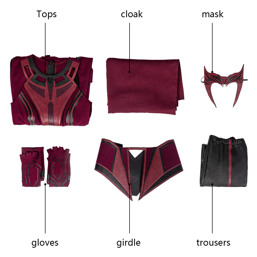 Costume Cosplay De La Sorcière Rouge