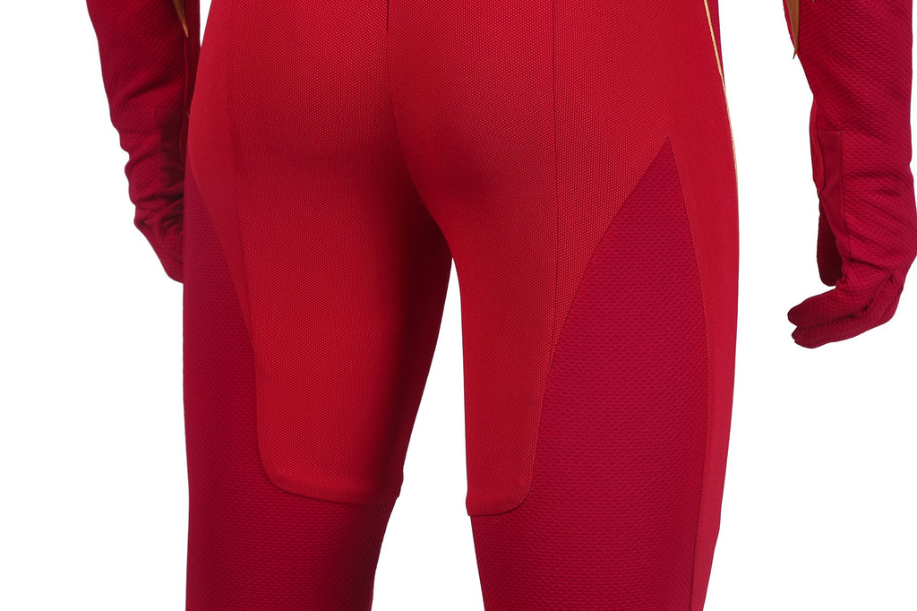 Costume Cosplay Flash Barry Allen Combinaison Intégrale Du Coureur Éclair