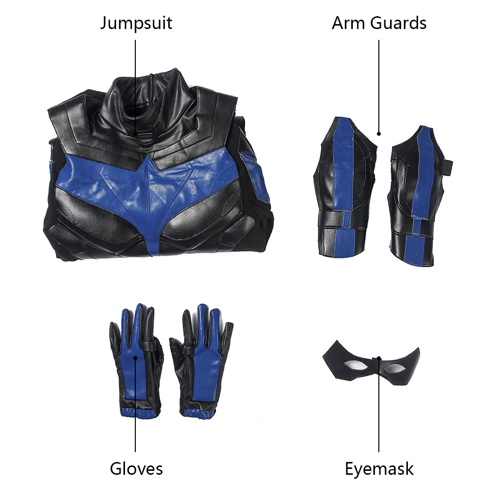 Costume Cosplay Nightwing Dick Grayson Les Jeunes Titans