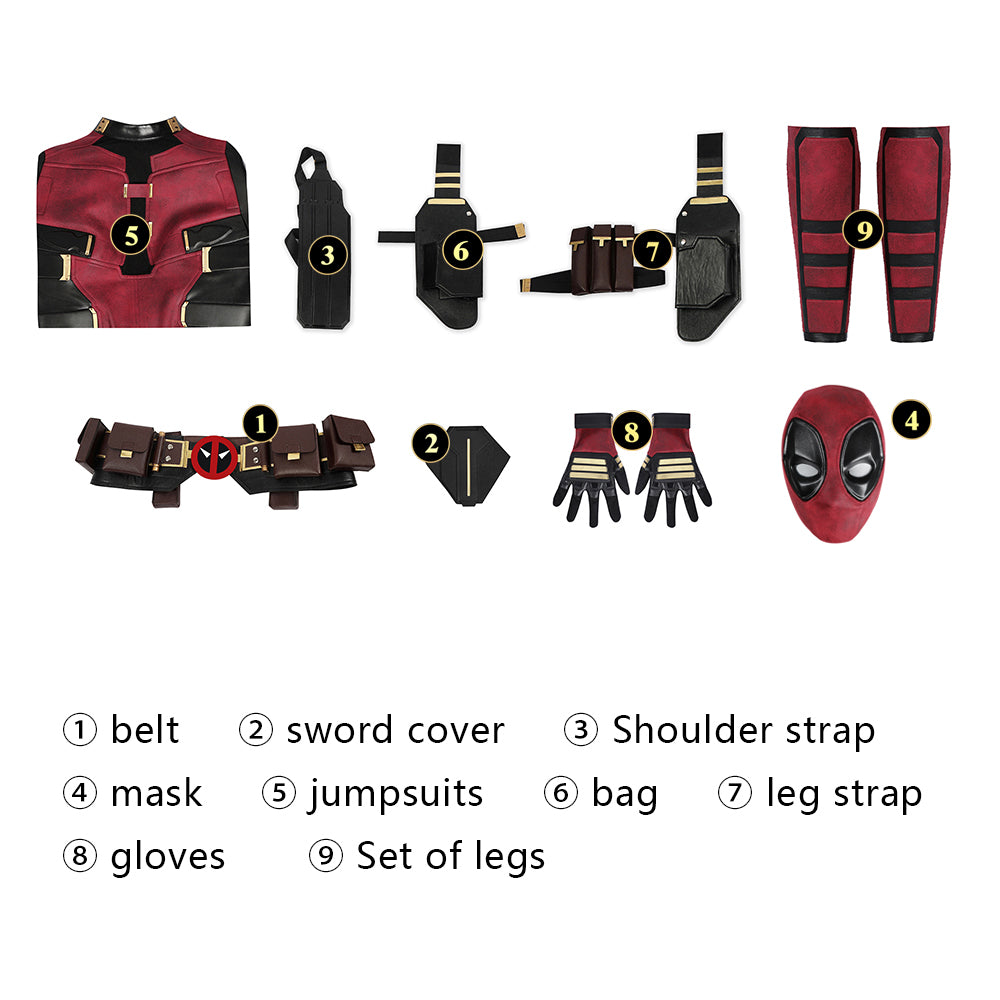 Costume Cosplay De Wade Wilson Version Féminine