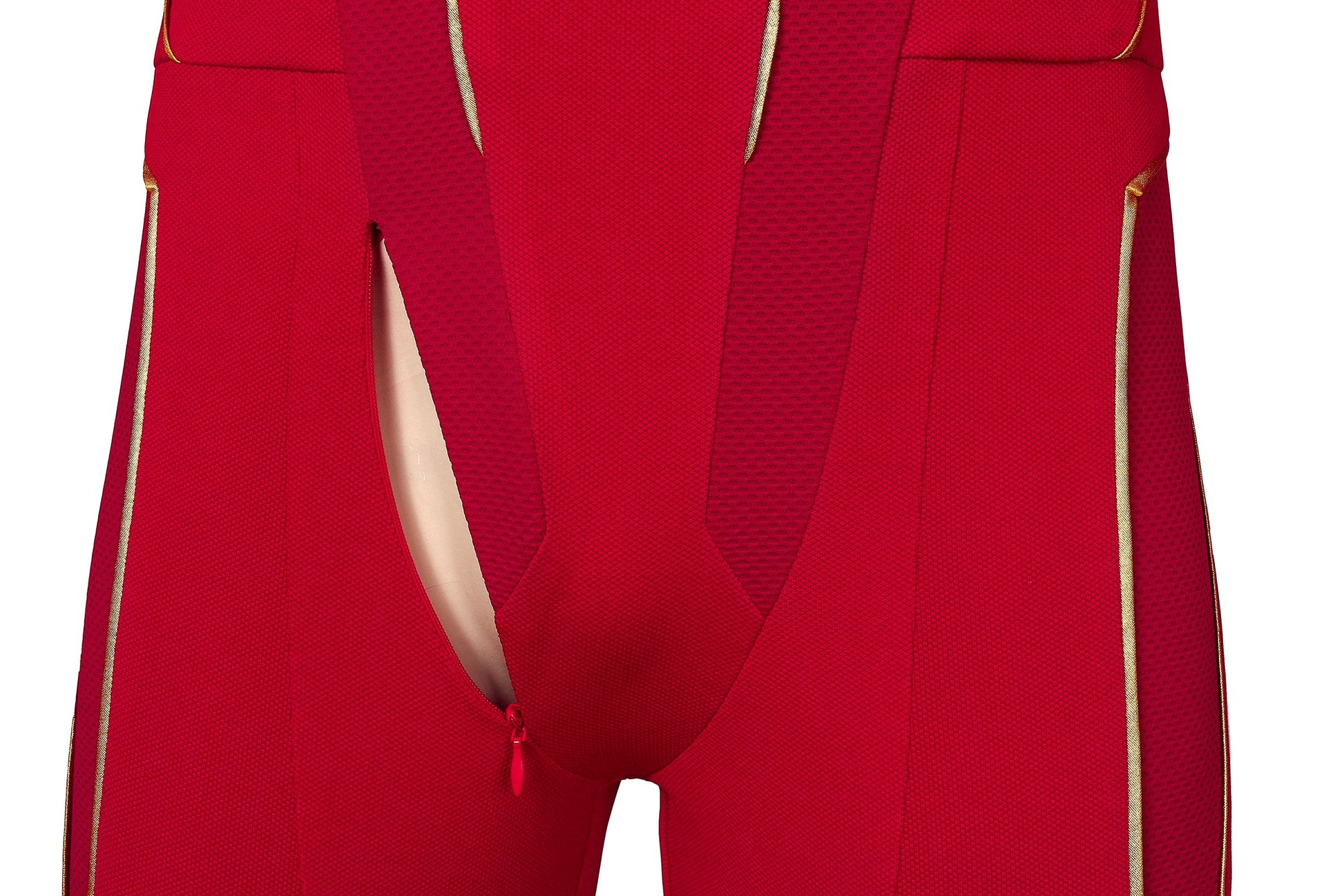 Costume Cosplay Flash Barry Allen Combinaison Intégrale Du Coureur Éclair