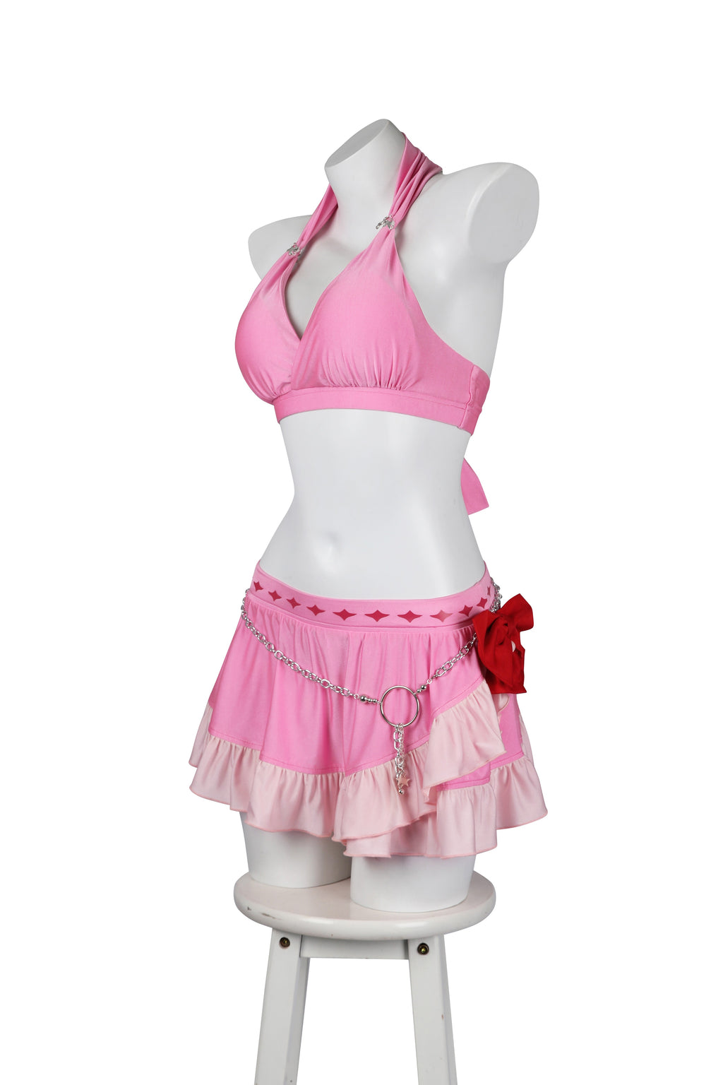 Costume de Cosplay d'Aerith Gainsborough en maillot de bain