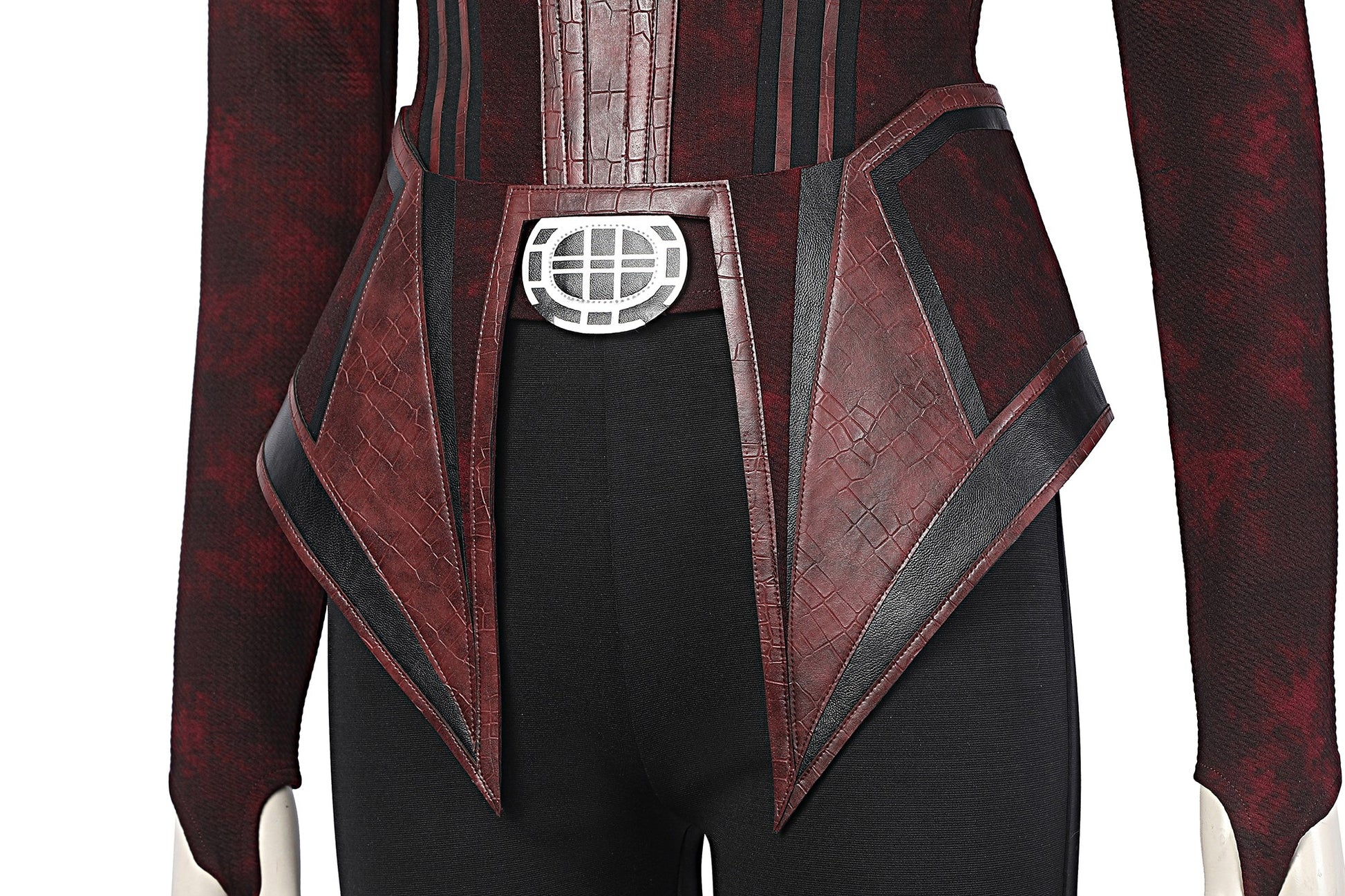 Costume Cosplay Sorcière Rouge Tenue Sombre De Wanda Maximoff