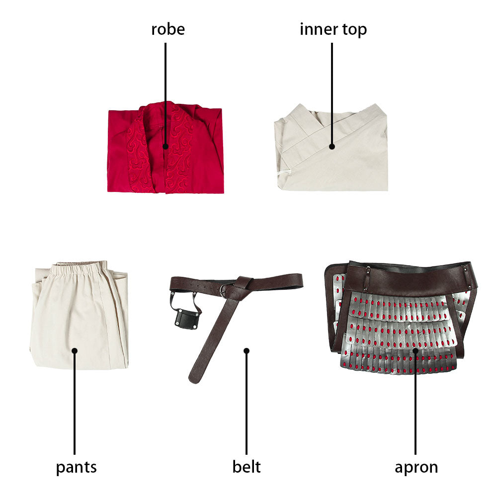 Costume de Cosplay de Mulan Tenue Traditionnelle