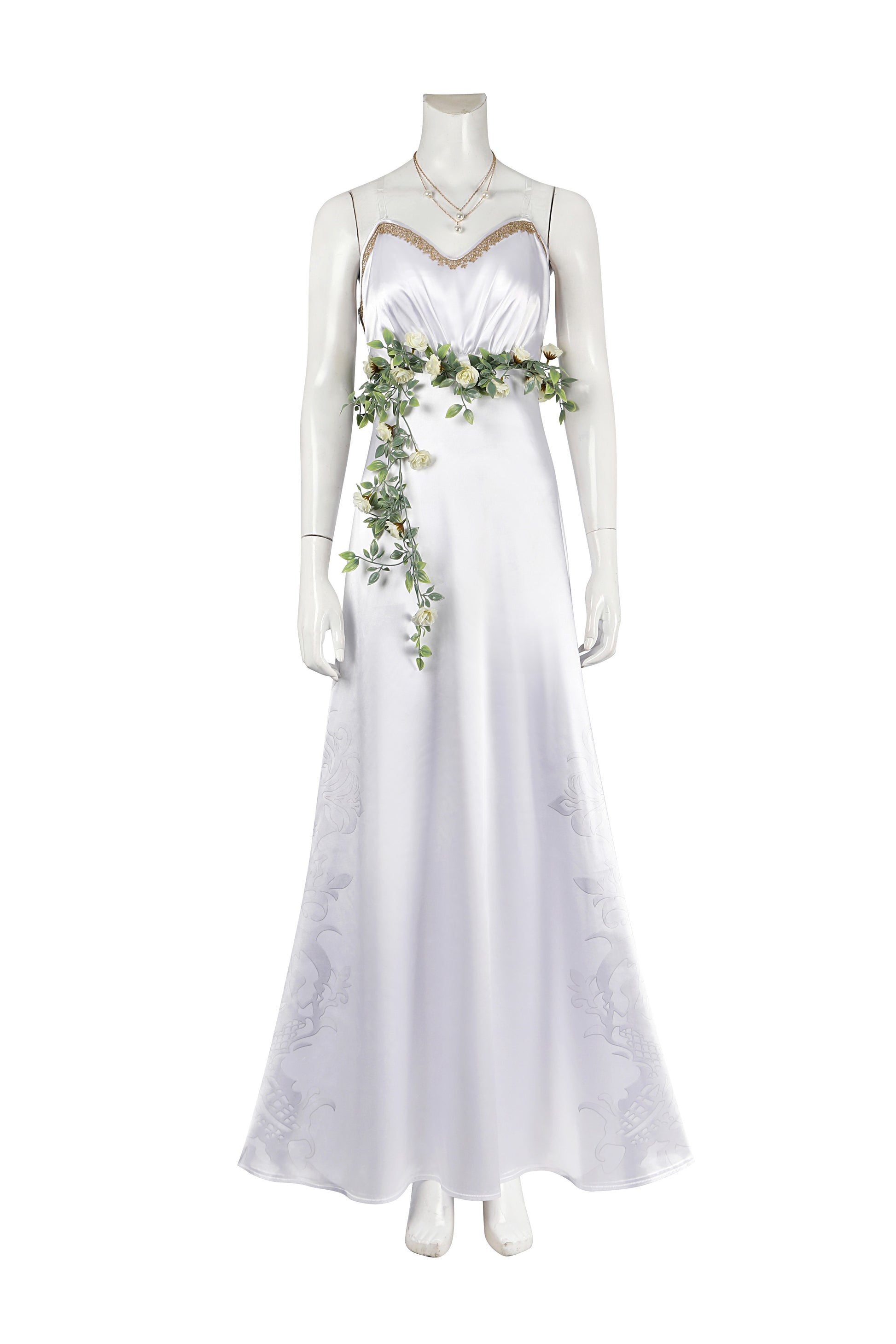 Costume de Cosplay de la Robe d'Aerith au Gold Saucer