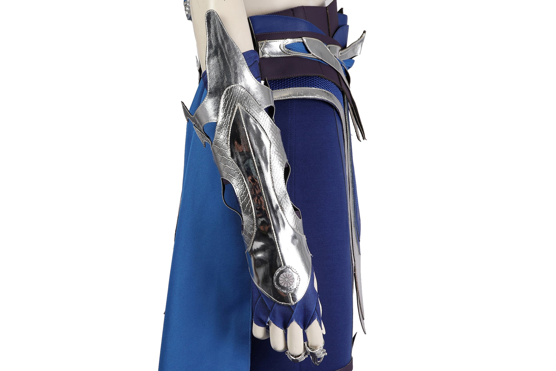 Costume de cosplay Kitana Tenue bleue