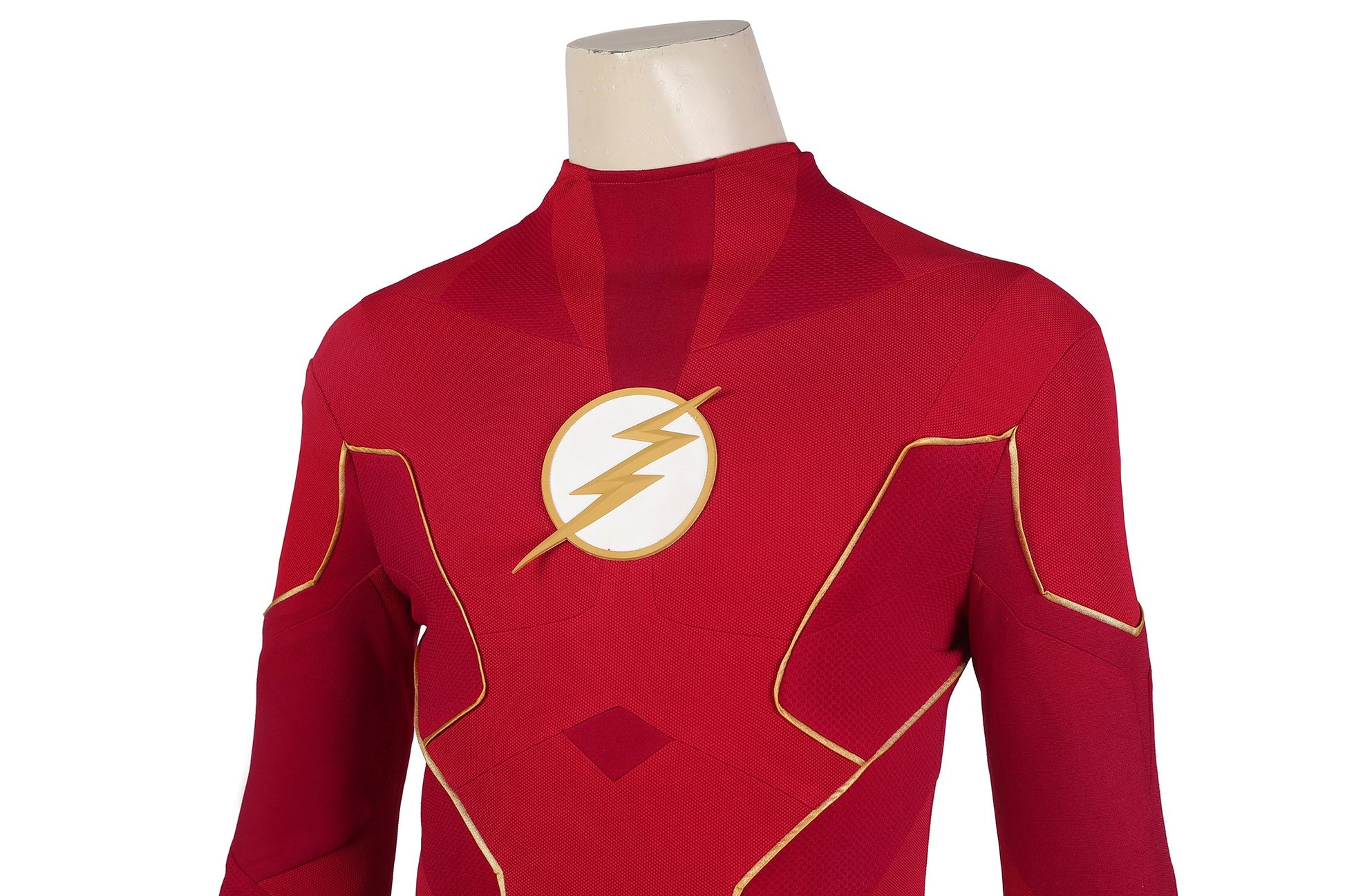 Costume Cosplay Flash Barry Allen Combinaison Intégrale Du Coureur Éclair