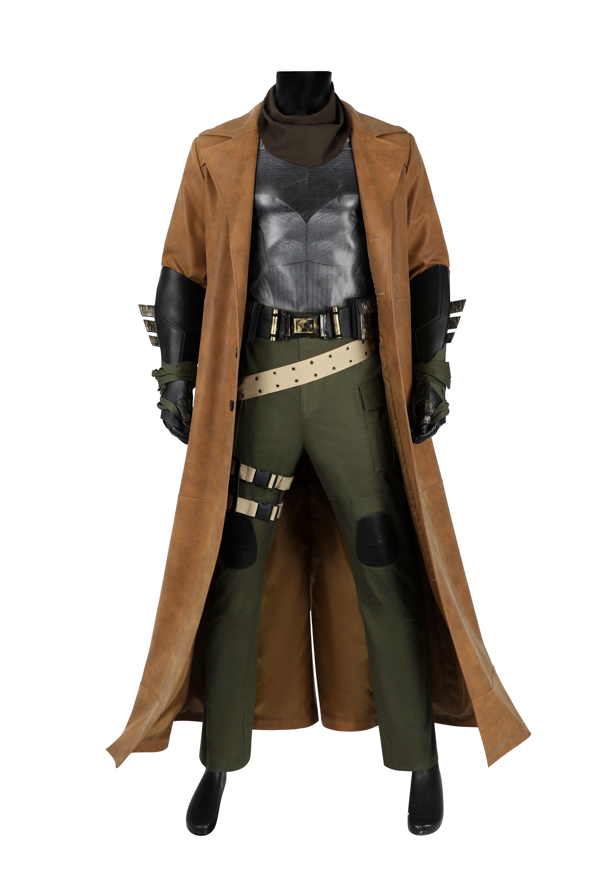 Costume de Cosplay Bruce Wayne Tenue Brune