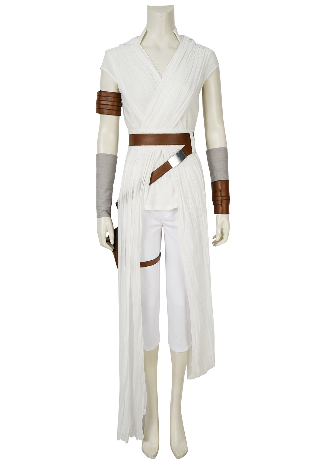 Costume de Cosplay de Rey Skywalker Tenue Blanche