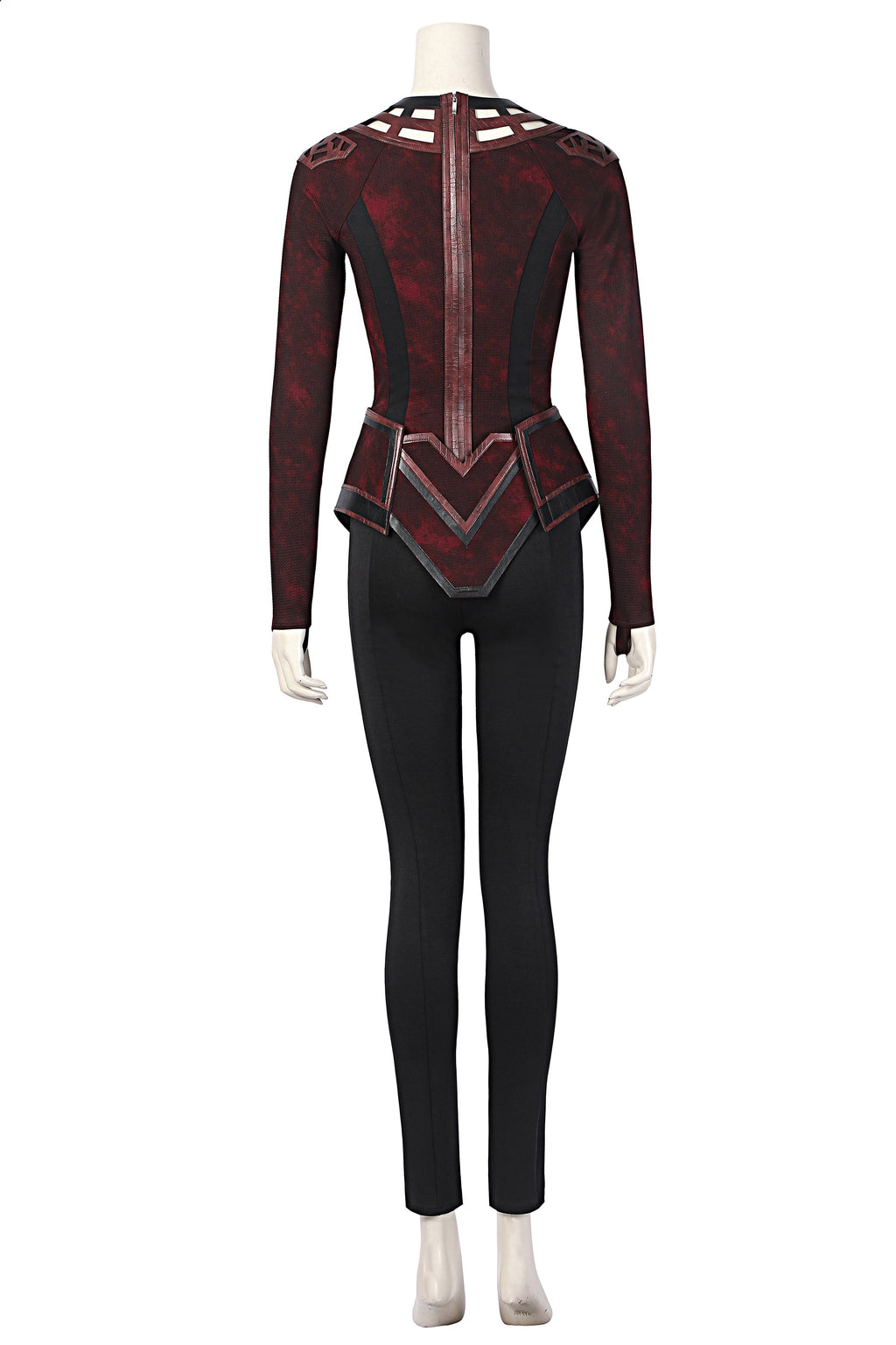 Costume Cosplay Sorcière Rouge Tenue Sombre De Wanda Maximoff