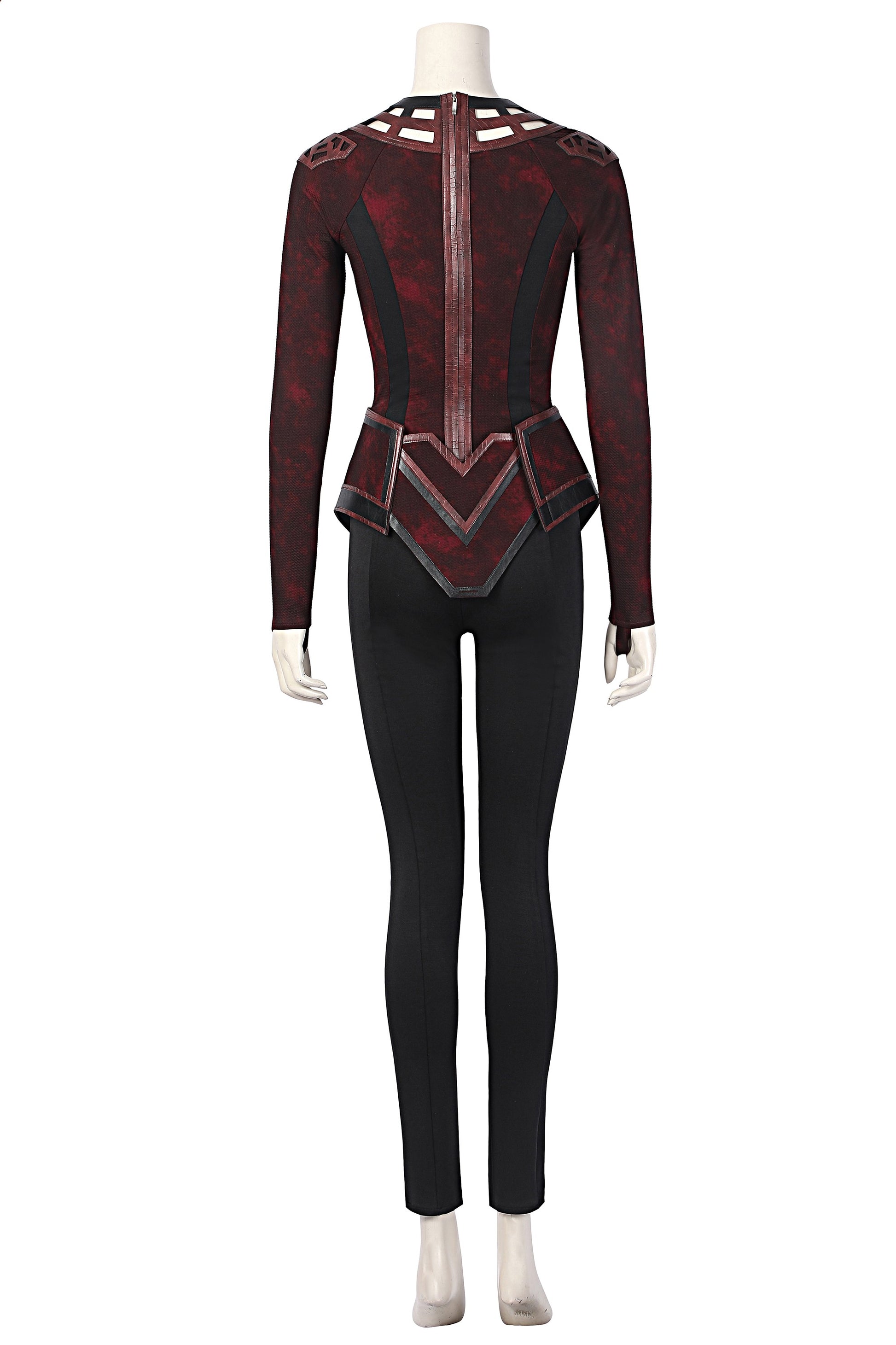 Costume Cosplay Sorcière Rouge Tenue Sombre De Wanda Maximoff