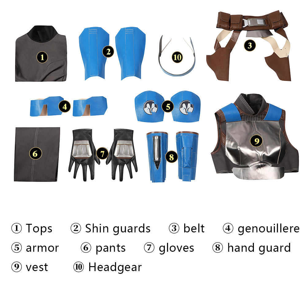 Costume de Cosplay Bo-Katan Kryze