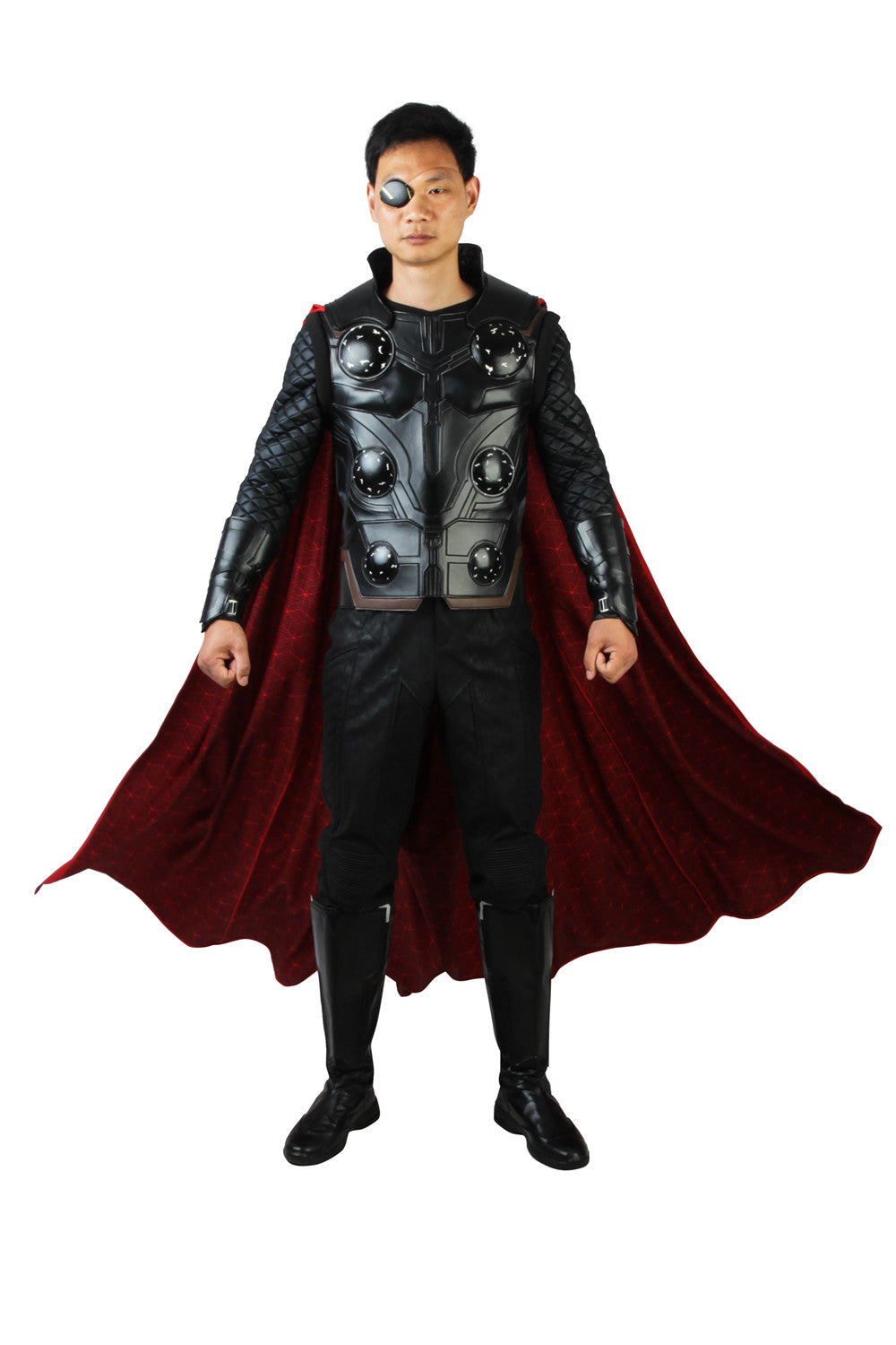 Costume de Cosplay Tenue Noire de Thor