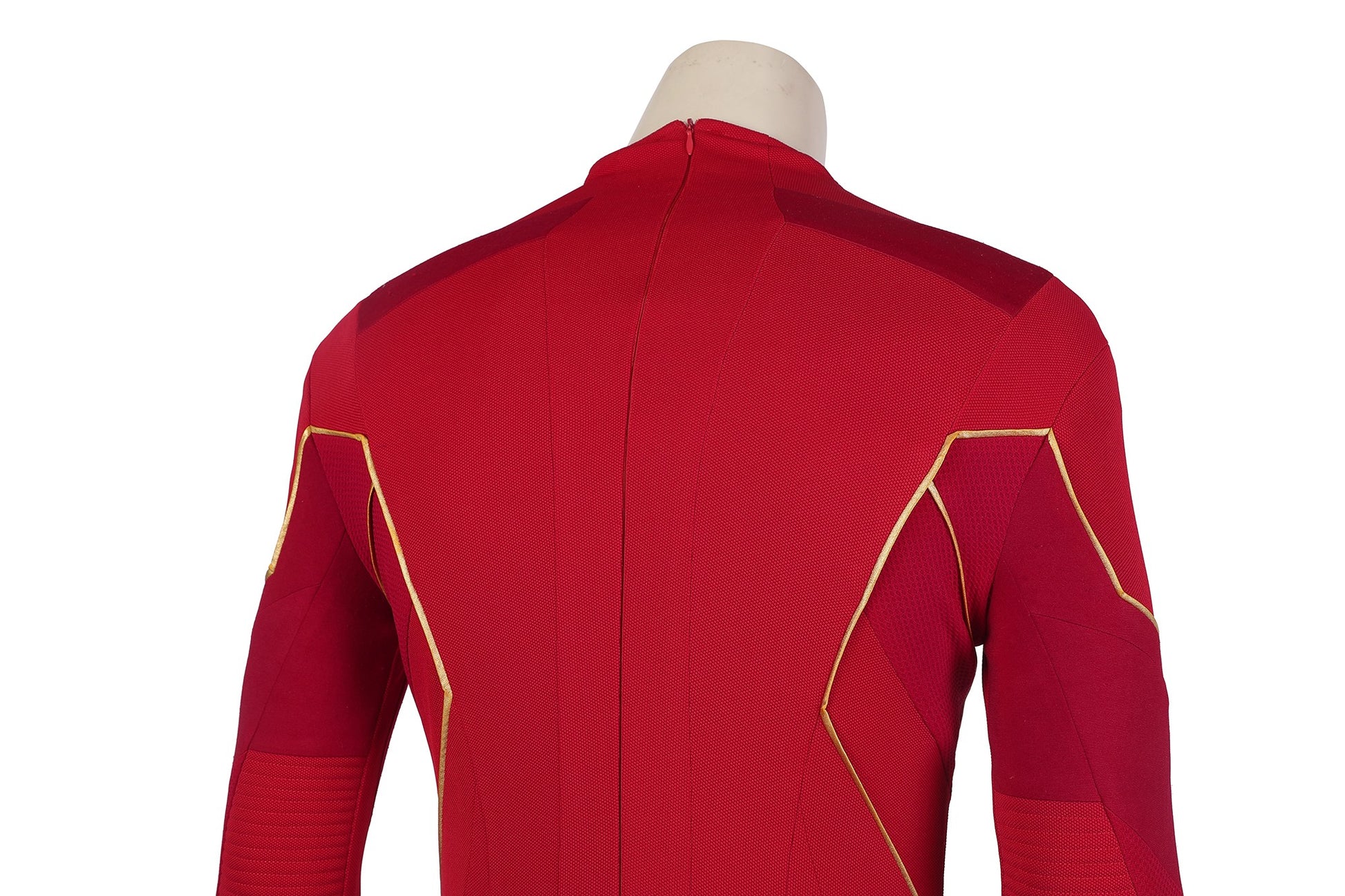 Costume Cosplay Flash Barry Allen Combinaison Intégrale Du Coureur Éclair