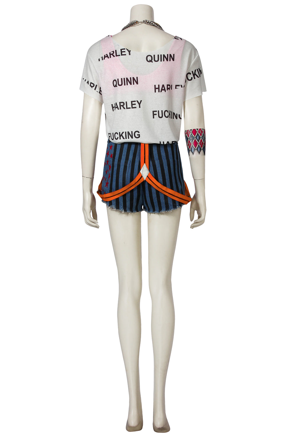 Costume de Cosplay de Harley Quinn avec T-shirt et Tenue Complète
