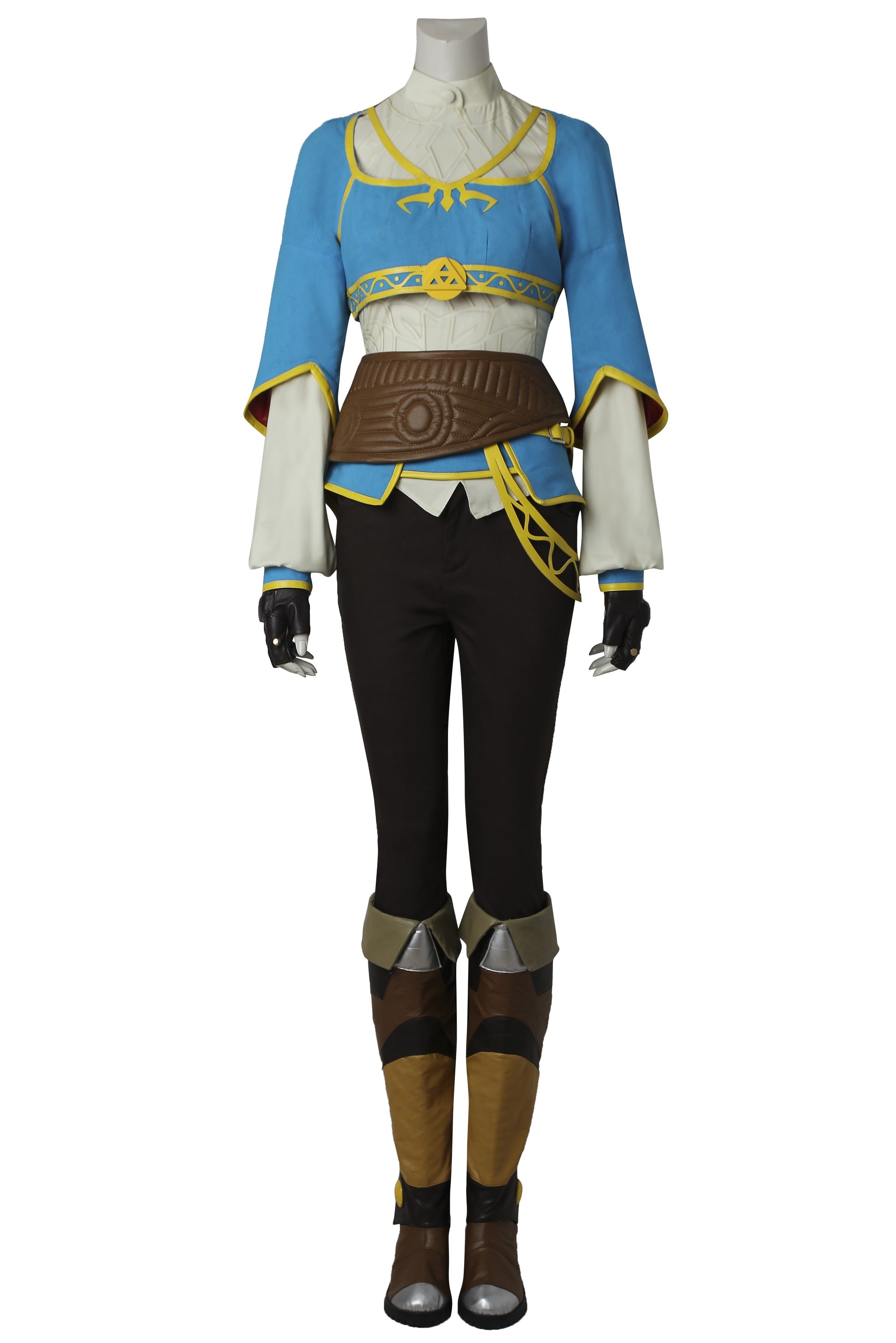 Costume Cosplay de Princesse Zelda Tenue Bleue